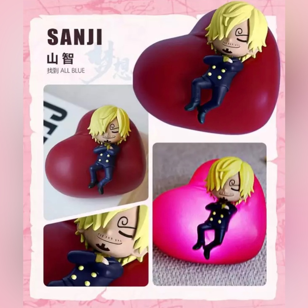 NEW One Piece Sanji Night Light Figure Lamp Bedside LED Light Rechargeable